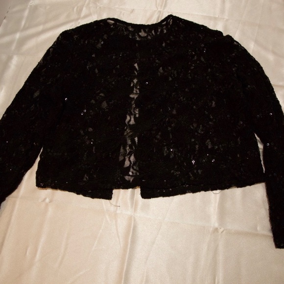 Onyx Nite Lace Jacket Cardigan - Picture 10 of 10